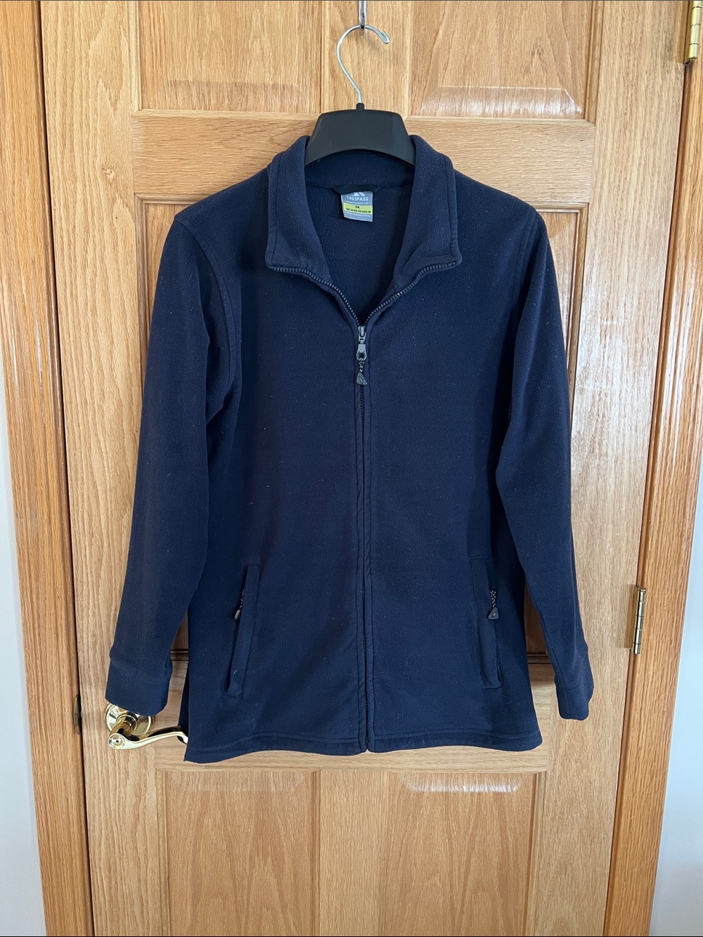 Trespass Navy Full-Zip Fleece Jacket